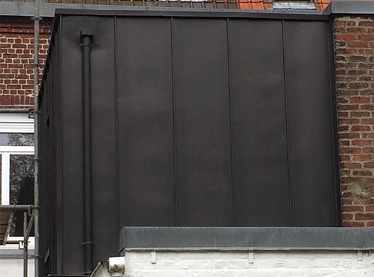 Extension en Zinc anthracite VMZINC